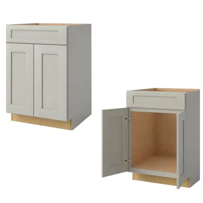 gray shaker cabinets kitchen