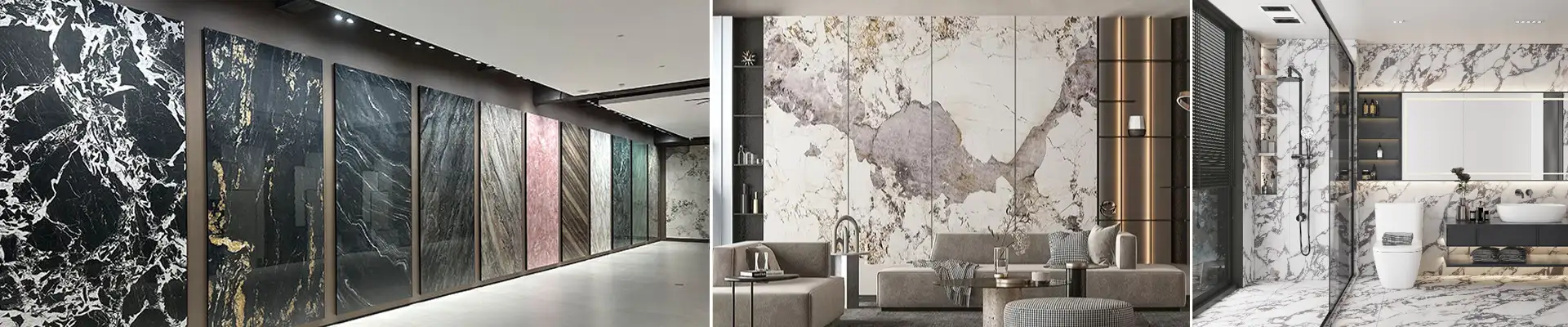 Marble Effect Concrete Look Solid Color And Dark Stone Sintered Slabs Marble Effect Concrete Look Solid Color And Dark Stone Sintered Slabs