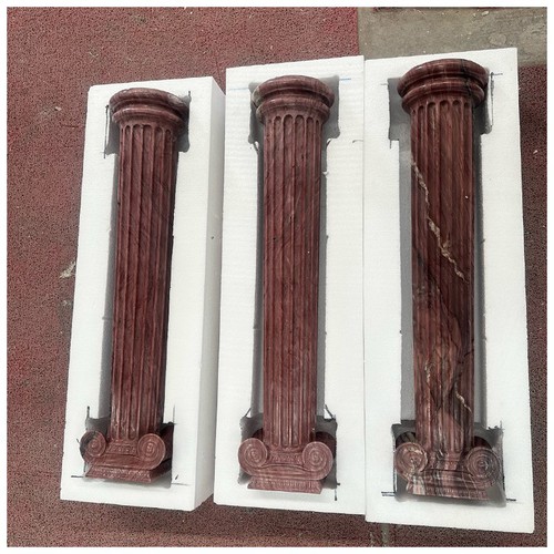 Revolution Wave Red Quartzite Handcrafts Mini Roman Pillars Revolution Wave Red Quartzite Handcrafts Mini Roman Pillars